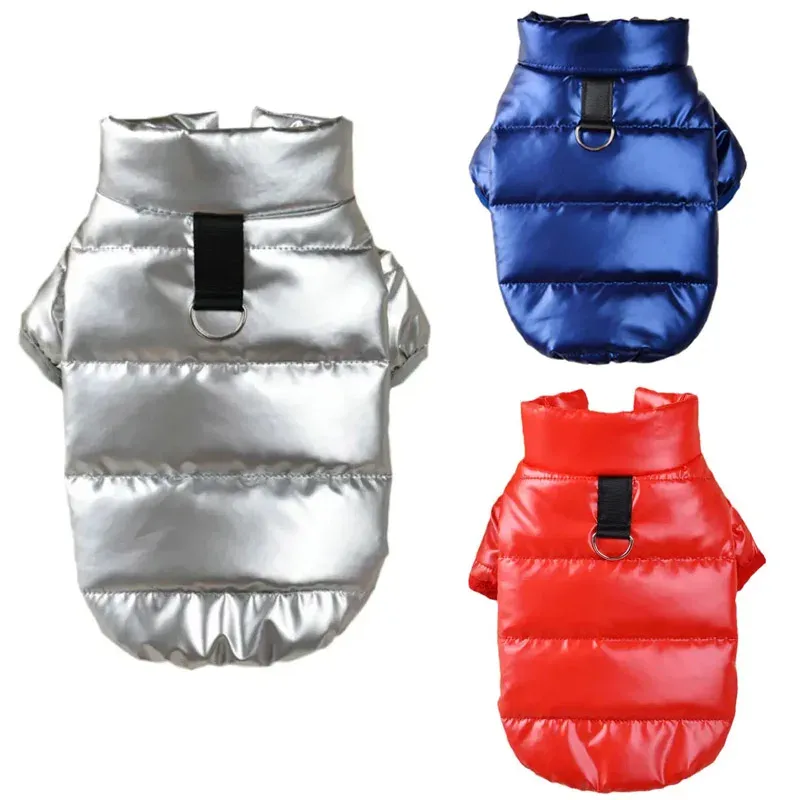 Winter Insulated Clothing Puppies, Bright Cotton Jacket Dogs With Fur, Waterproof Coat Pets, Small Dog Costume, By PawParty Store_voghion.com