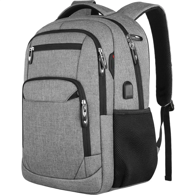 Herren-Rucksack, Reisetasche, Outdoor-Kameraobjektiv, schwarz, ergonomisch, Notebook, große Kapazität, Bergsteigen, wasserdichte Handtasche_voghion.com