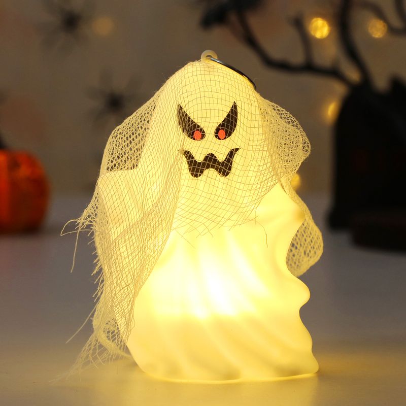 Halloween Ghost Decorations - Spooky Gauze Ghost Hanging Ornaments For Halloween Party, Trick Or Treat, Haunted House Decor (Set Of 4 Styles)_voghion.com