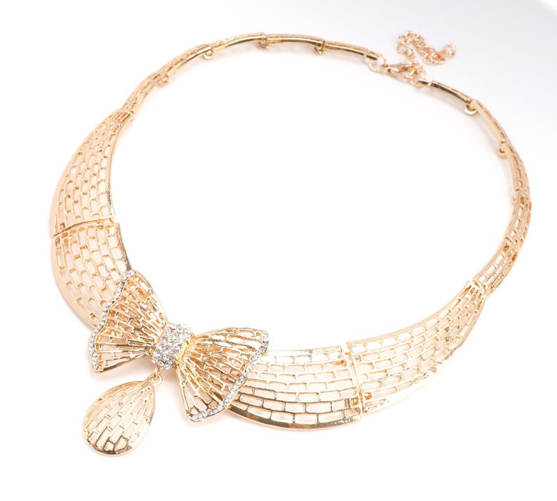 Set di gioielli da donna alla moda con collane a forma di farfalla in cristallo, collane e orecchini, stile boho, costumi da festa_voghion.com