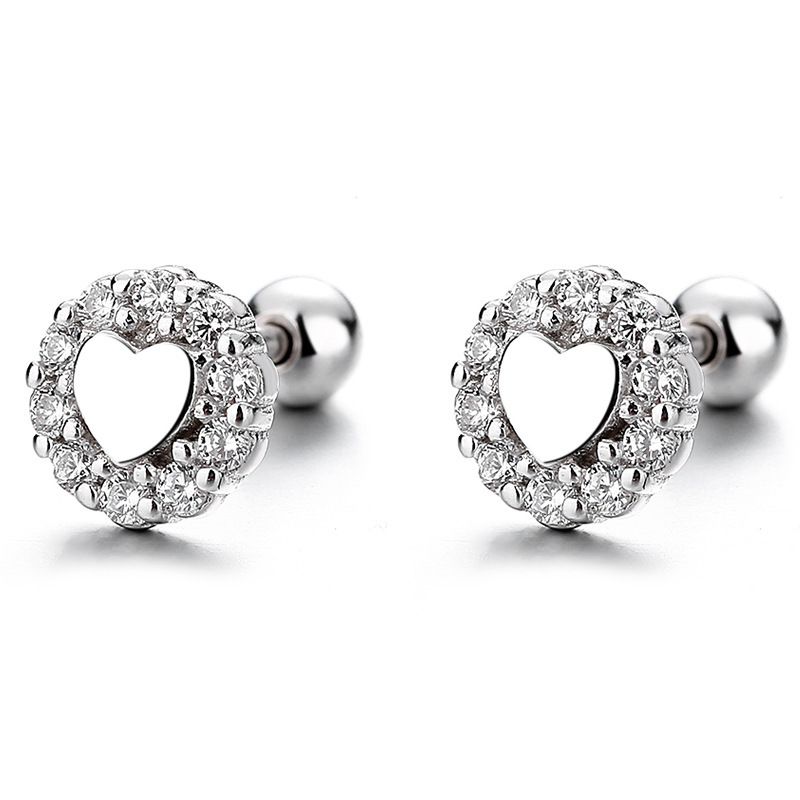 Orecchini a forma di cuore con perno, nuovi orecchini alla moda, stile semplice e versatili, per le donne_voghion.com