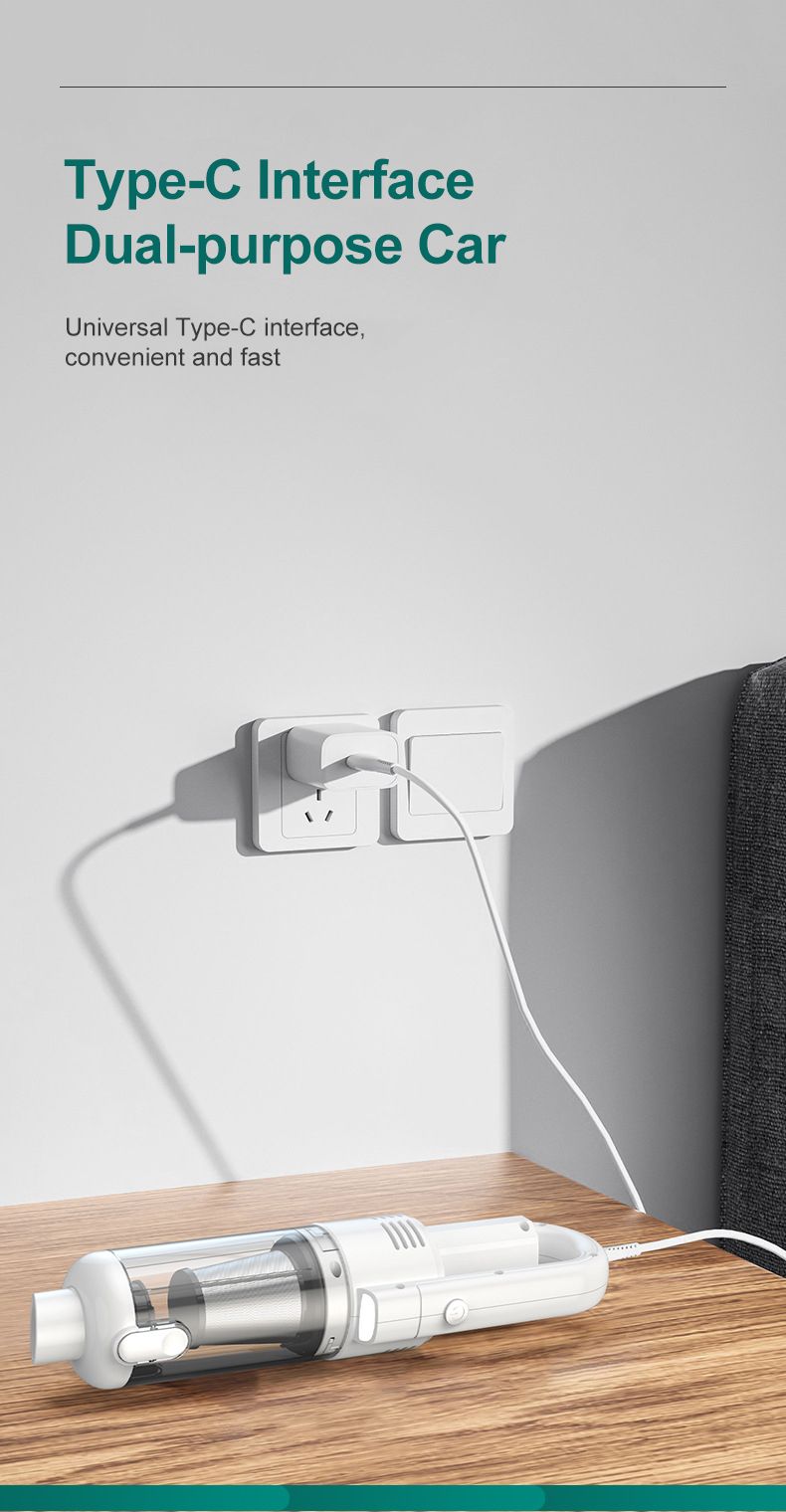 15000pa Multifunktionaler Handstaubsauger Leistungsstarker HEPA-Filter Drahtloser Staubsauger Für Den Haushalt Im Autoboden_voghion.com