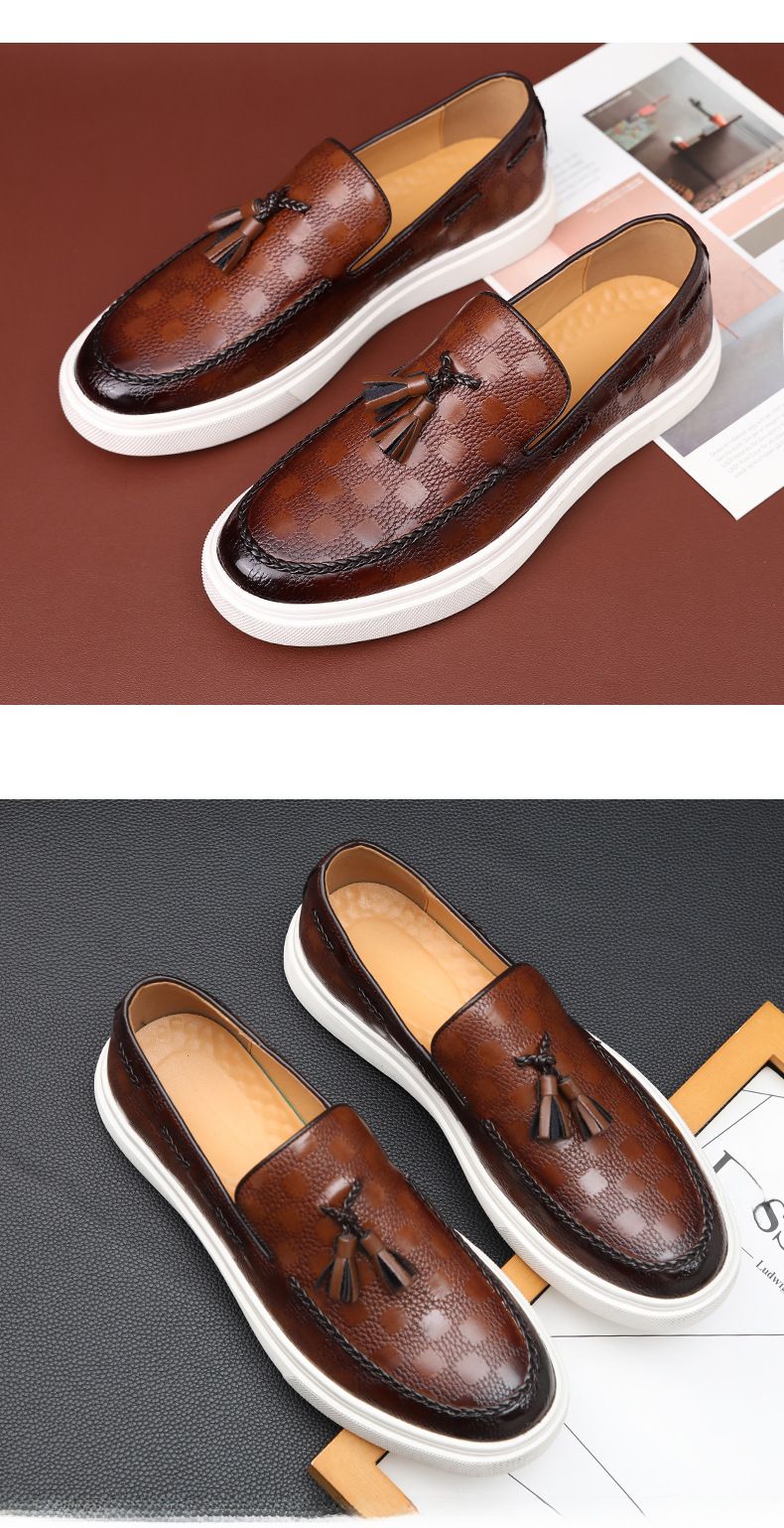 Loafers Men's Summer Breathable Loafers Slip-on Loafers Versatile Slip-on Casual Shoes_voghion.com