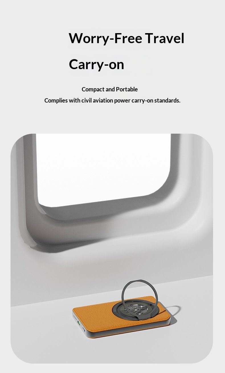 3C Sertifikalı Ultra İnce Alüminyum Alaşımlı Manyetik Kablosuz Bank Döndürülebilir Stand Stres Giderici Hızlı Şarj Özelleştirilebilir_voghion.com