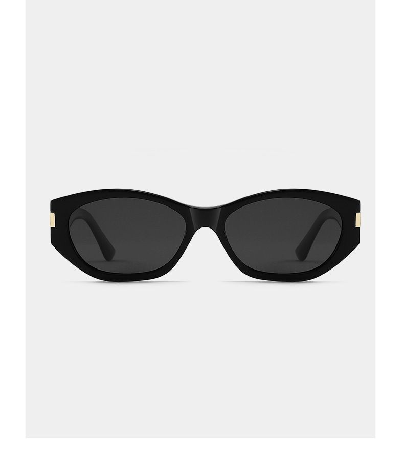 Cat Eye Polarisierte High-End-Sonnenbrille aus bernsteinfarbenem, rotbraunem Schildpatt-Acetat für Damen_voghion.com