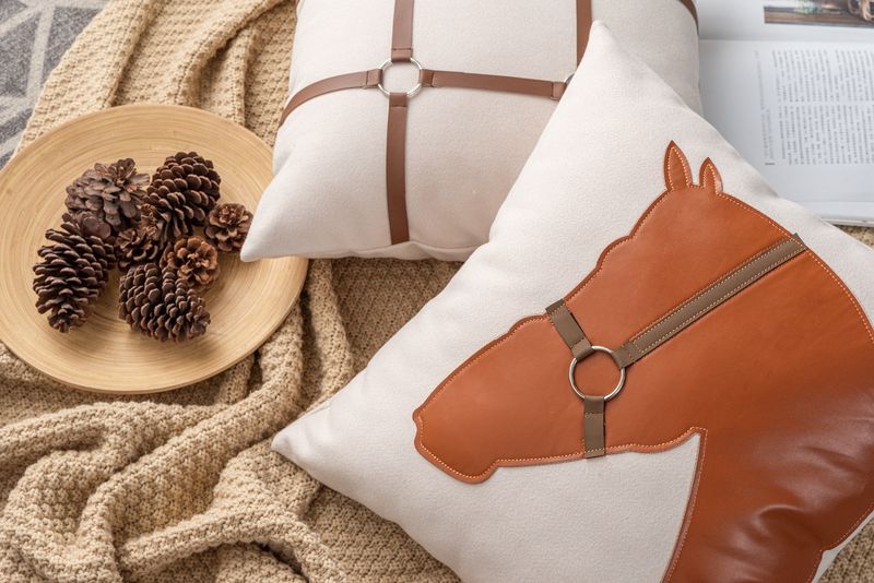 2025 Nuova federa di lusso creativa in pelle patchwork cuscino per divano cuscino bifacciale_voghion.com