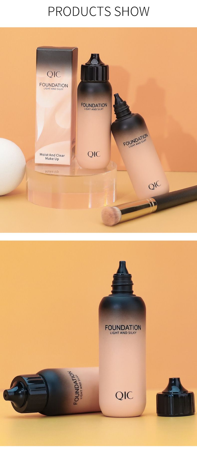 Beauty QIC Kleine Fles Vloeibare Foundation Buitenlandse Handel Concealer Langdurige Make-up Vloeibare Foundation Hydraterende Bb Crème_voghion.com