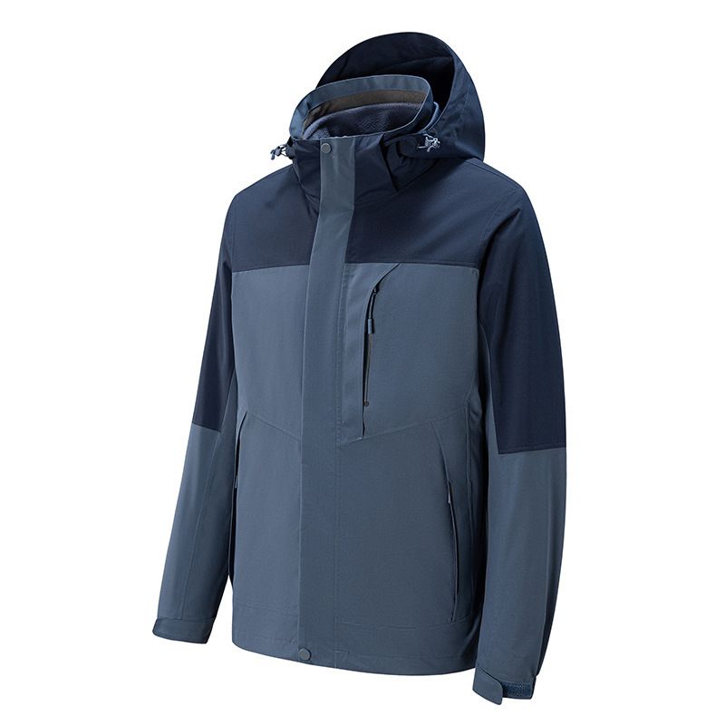 Men's Women's Three-in-One Fleece-Lined Thickened Warm Windproof Ski Jacket For Autumn And Winter, Customizable_voghion.com