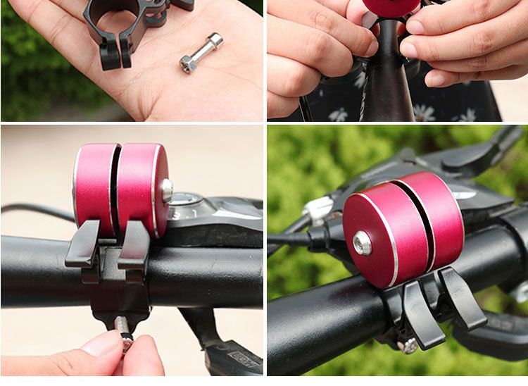Bocina de carretera doble para bicicleta de montaña, accesorios para montar en bicicleta_voghion.com