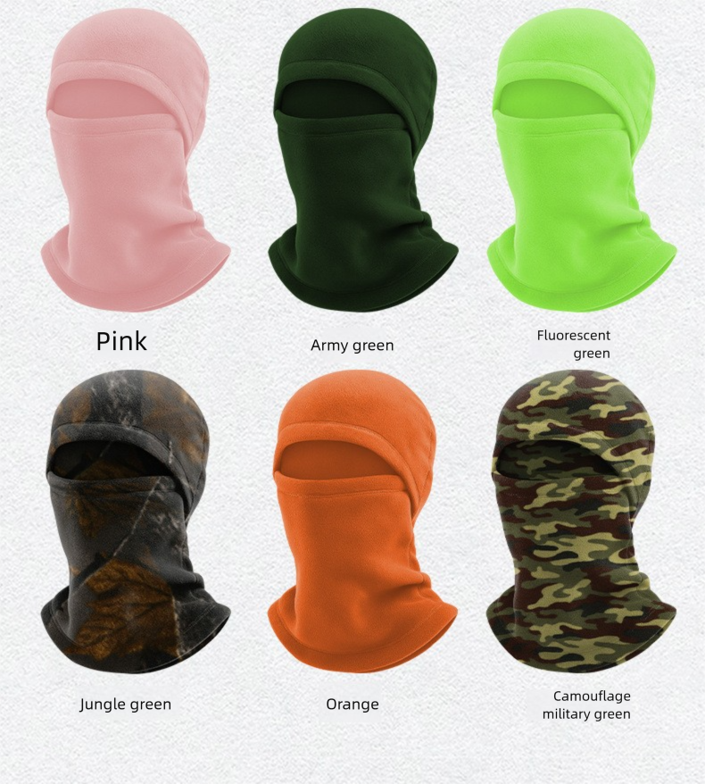 Cappello da sci a doppio strato spesso, con mascherina calda integrata e multifunzionale per motociclisti in autunno e inverno_voghion.com