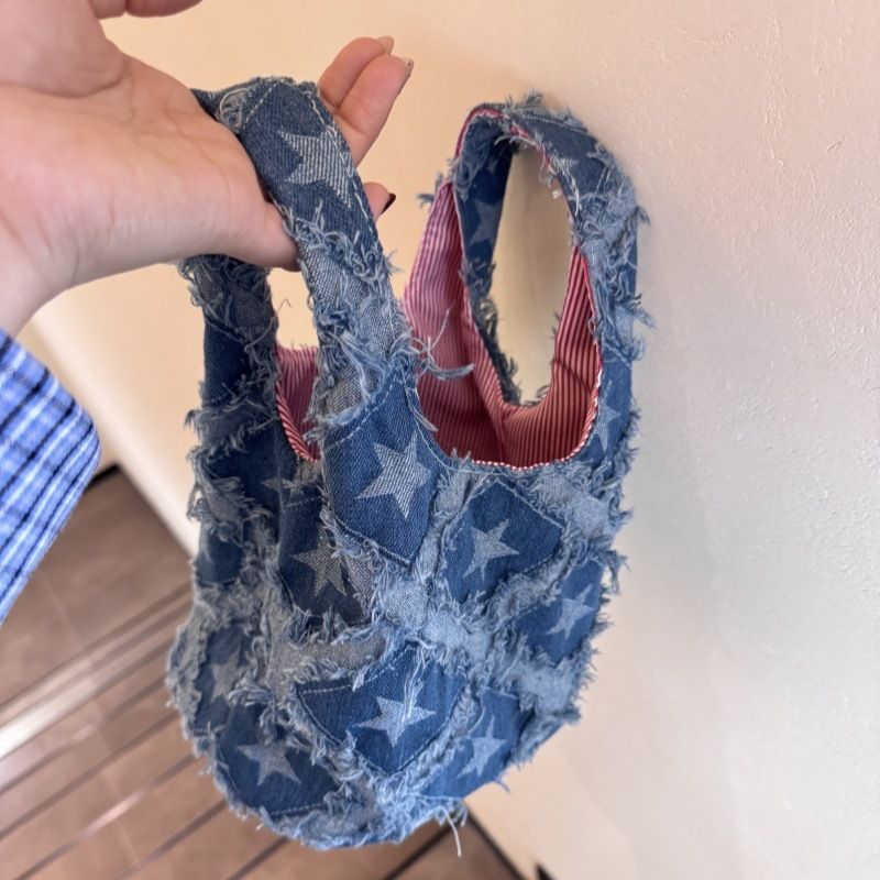 Borsa portaoggetti portatile estiva da cowboy, borsa a mano con urto verso l'esterno, piccola_voghion.com