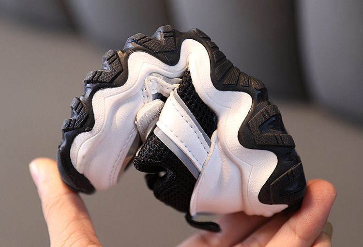 Mutter & Kinder Turnschuhe kinder schuhe Jungen und mädchen schuhe Wellenförmige schuhe laufschuhe Little Daddy schuhe Atmungsaktive net schuhe mode_voghion.com