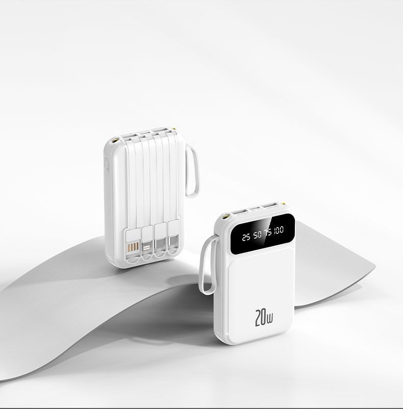 Mini banco de energía portátil de gran capacidad de 20 000 mAh con certificación 3C_voghion.com
