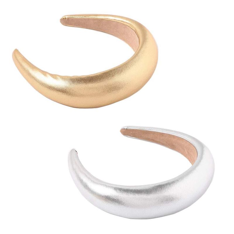 Nuovi accessori per capelli in spugna di pelle, fascia per capelli in tessuto versatile da donna_voghion.com