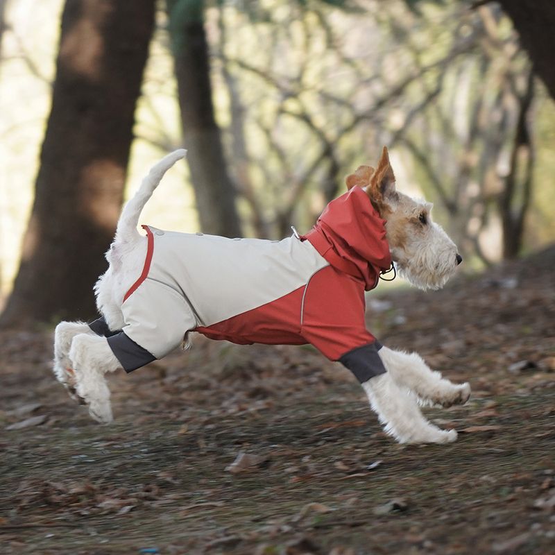 Pet Full Coverage Back-Opening Four-Legged Raincoat Windproof Belly-Wrapped Dog Outdoor Waterproof Jacket_voghion.com