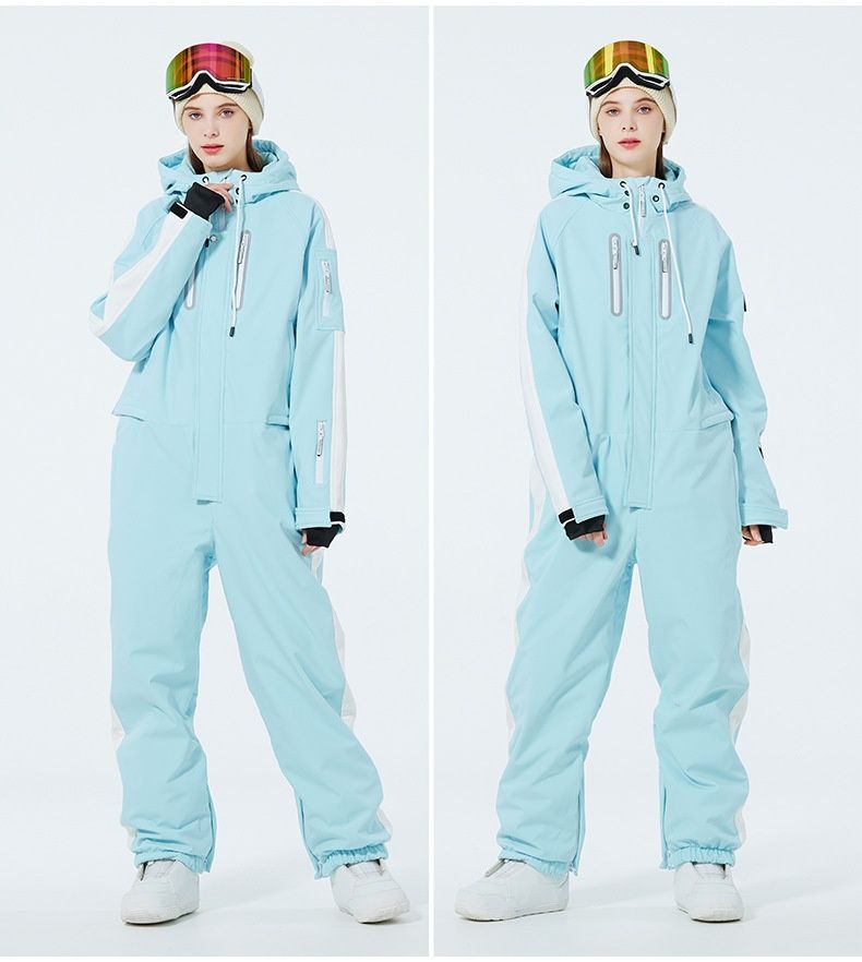 QFV50704555550<== Einteiliger Anzug für Damen und Herren, winddicht, wasserdicht, warm, kältebeständig, ideal für Winter-Outdoor-Aktivitäten im koreanischen Stil, zum Snowboarden und Skifahren_voghion.com