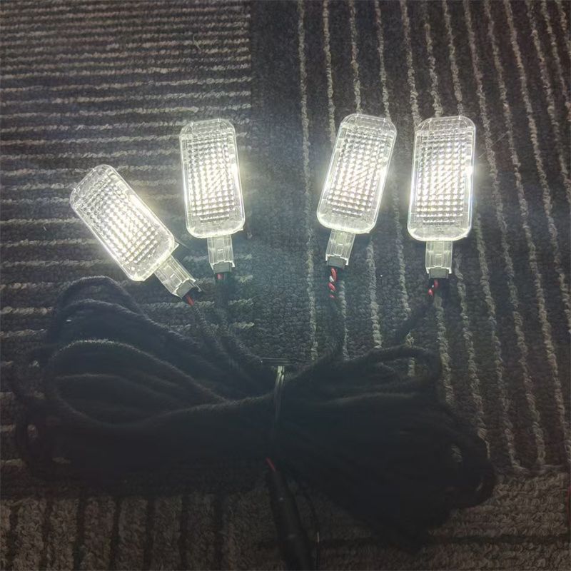 Car Interior Foot Space Lamp LED Footwell Light Cable For Passat B6 B7 Golf 5 6 SEAT Toledo Leon A3 A4 A5 A6 A8 Q3 Q5 Q7_voghion.com