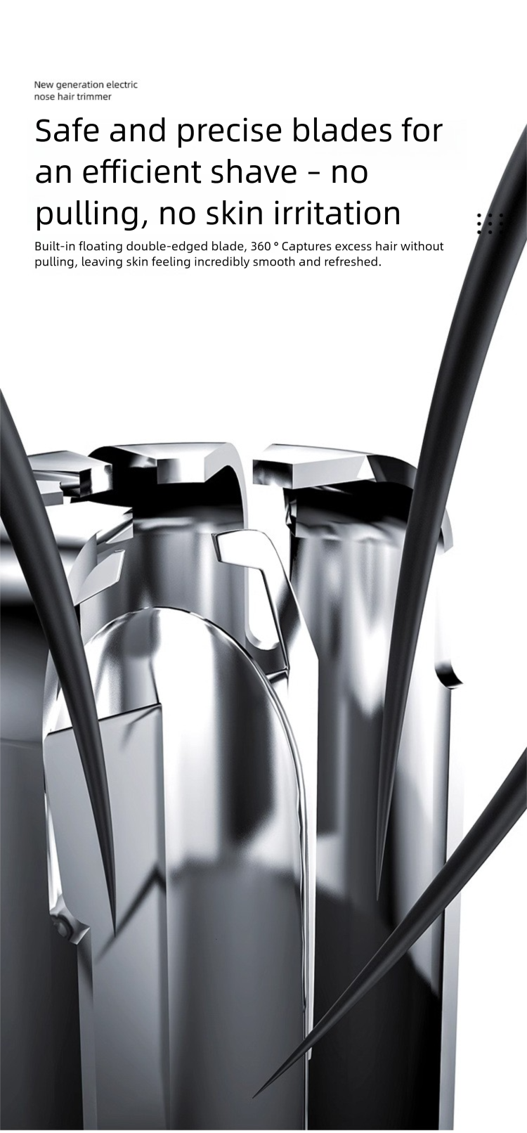 Nuovo tagliacapelli elettrico per uomo, tagliacapelli lavabile, macchina per peli del naso con display digitale_voghion.com