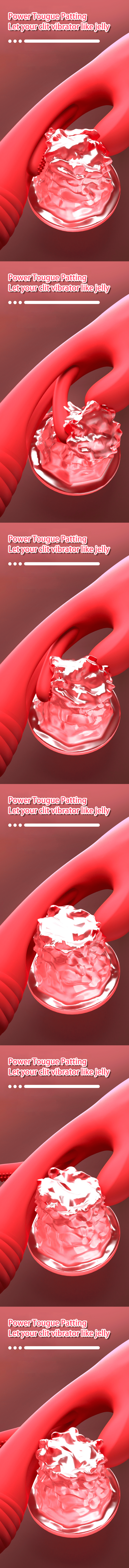 Accarezzando il vibratore del coniglio per il clitoride, stimolatore delle donne, massaggiatore, potente punto G, vibrazione, giocattoli del sesso femminile M_voghion.com