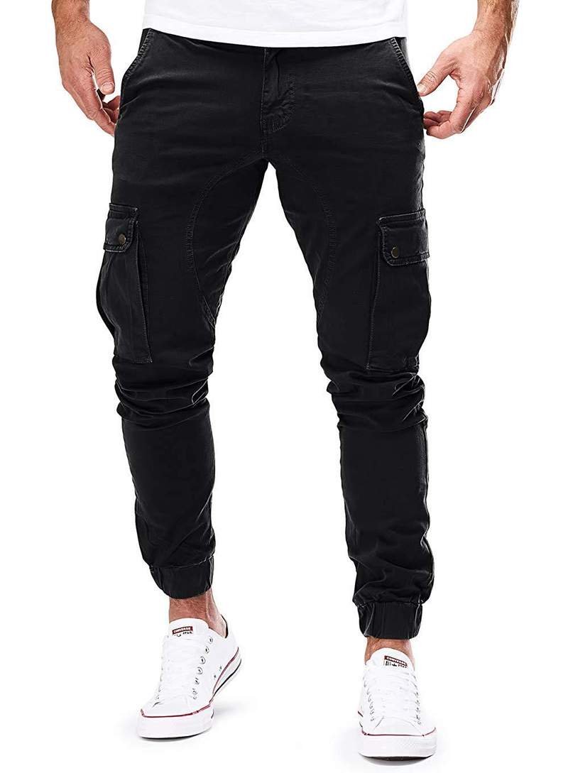 Neue gewebte Freizeithose für Herren, Arbeitshose, Hosen mit Tasche_voghion.com
