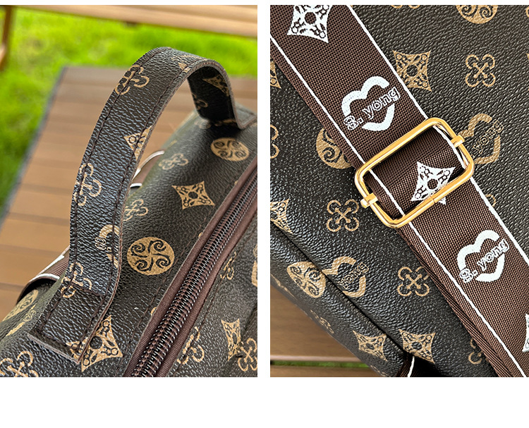 Hot Selling New Printed Backpack in Europe and America Fashionable and Casual Versatile Large Capacity Backpack Unique Printed Bag Schoolbag for Girls_voghion.com