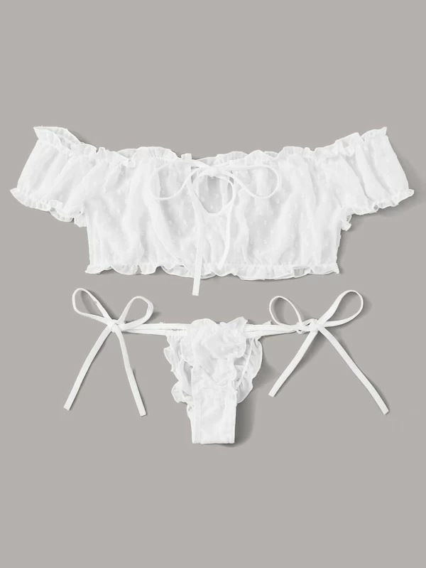 2020 New Style Swimsuit Two-Piece Lace Lingerie Sexy Nightwear_voghion.com