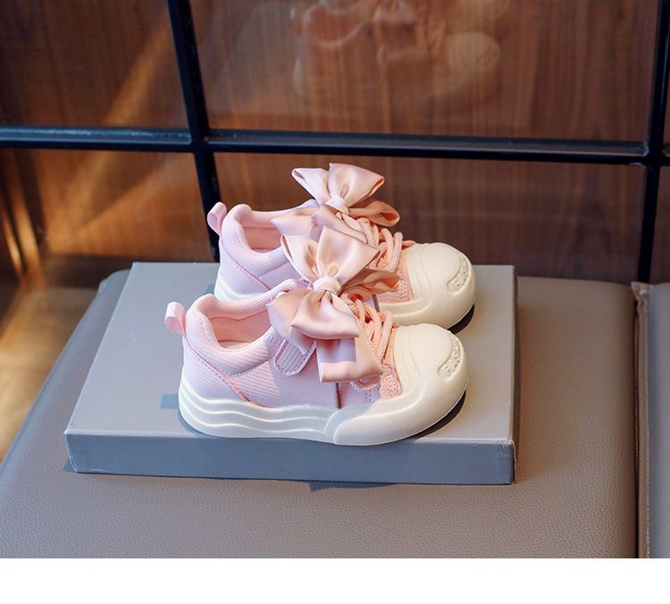 Nischen-Schnürschuhe aus Canvas für Damen 2024 Frühling Herbst neue Rutsch- und Anti-Kick-Kindersportschuhe, weiße Studentenschuhe_voghion.com