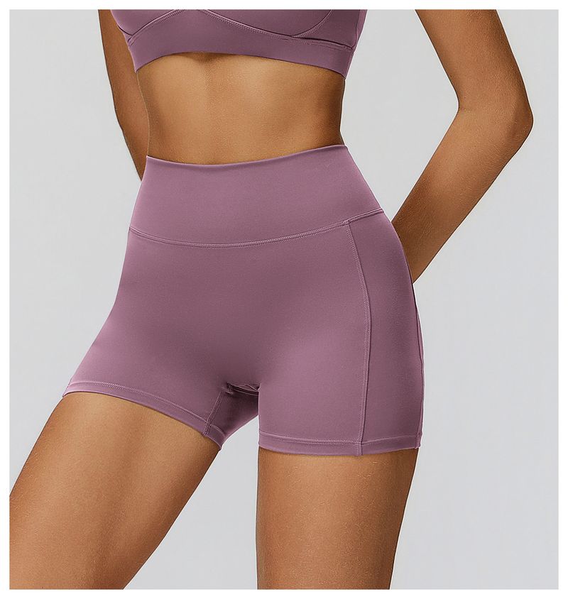 Zechuang Szczotkowane, obcisłe spodenki do jogi z wysokim stanem i marszczeniami dla kobiet, do biegania na świeżym powietrzu, do fitnessu i sportu 9308_voghion.com