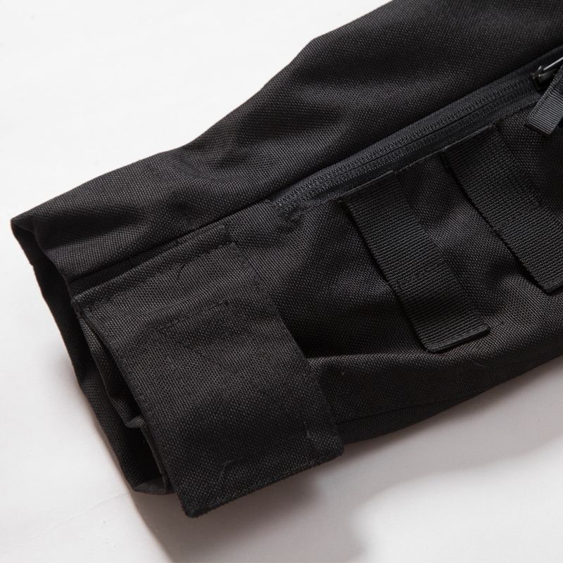 Tactical Jacket Men's Windproof Anti-scratch Motorcycle Outdoor Military Style Jacket - Lightweight Durable Nylon Adjustable Cuffs Multi-pocket Design_voghion.com