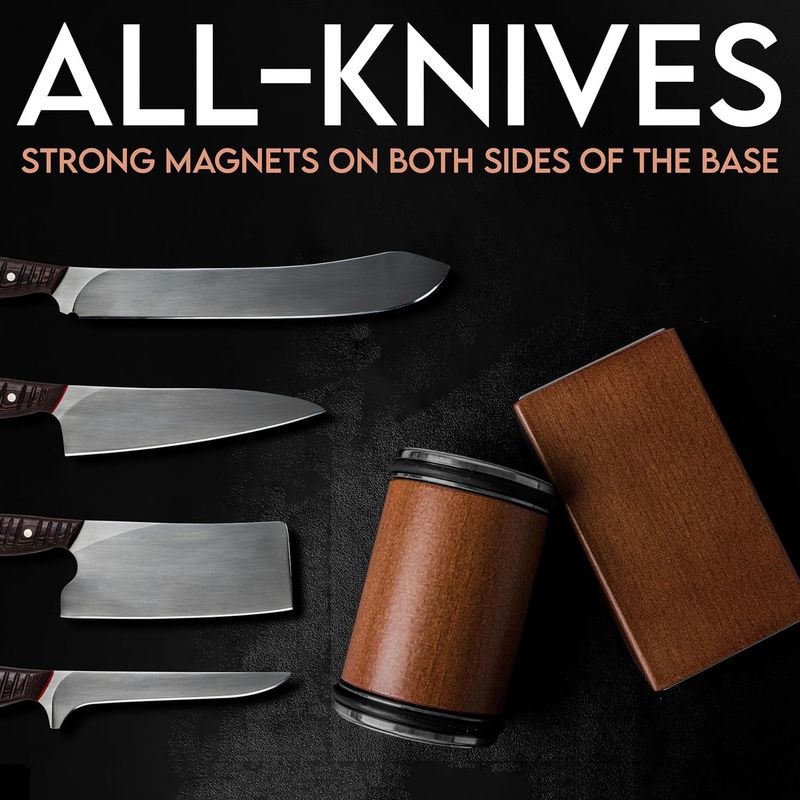 Rolg Knife Sener Verstellbarer Horl Wolframstahl Magnetische Saugrolle Schleifstein Roller Sharpener_voghion.com
