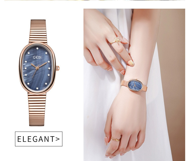 2024 New Fashionable and Minimalist Beimu Face Elliptical Watch for Women, Small and Popular, High End, Light Luxury Alloy Waterproof Women's Watch_voghion.com