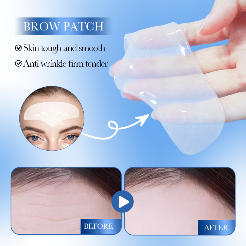 SADOER Hyaluronic Acid Collagen Firming Improve Forehead Lines Gel Patch_voghion.com