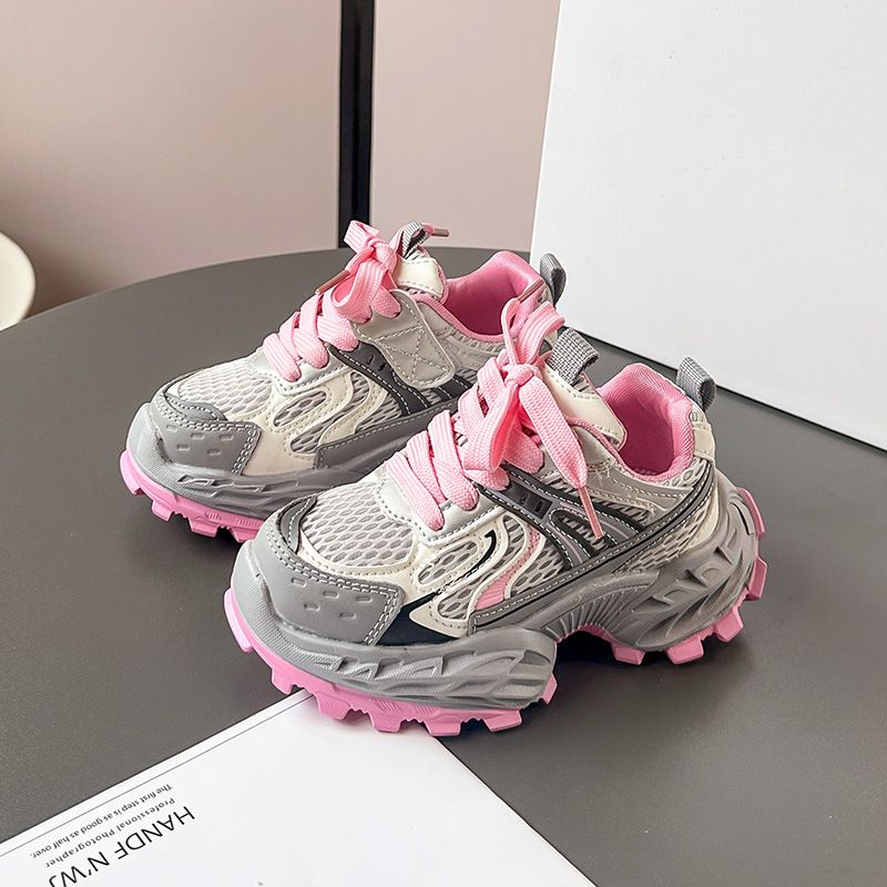 Fahionable Breathable Children' Dad Shoe 2025 Spring And Autumn New Lightweight Soft Sole Girl' Deign Boy'_voghion.com