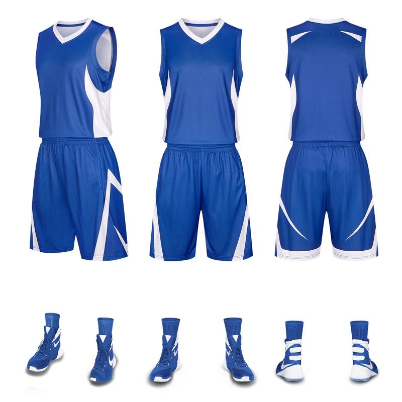 Basketbola komplekts, vīriešu apdrukāts krekls, sporta treniņu veste, koledžas studentu komandas forma, spēles apdruka, vasaras caurspīdīga_voghion.com