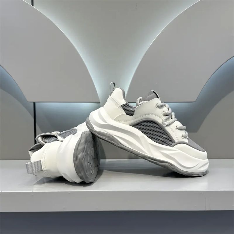 OSCO Herren Sommer Mesh Atmungsaktiv 2024 Neue Sport und Casual Stoßdämpfende Vielseitige Trendy Dad Schuhe für Männer_voghion.com