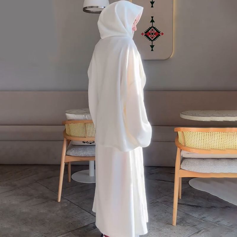 Women's Clothing Spring New Loose And Comfortable All Match Solid Color Skirt Suit_voghion.com