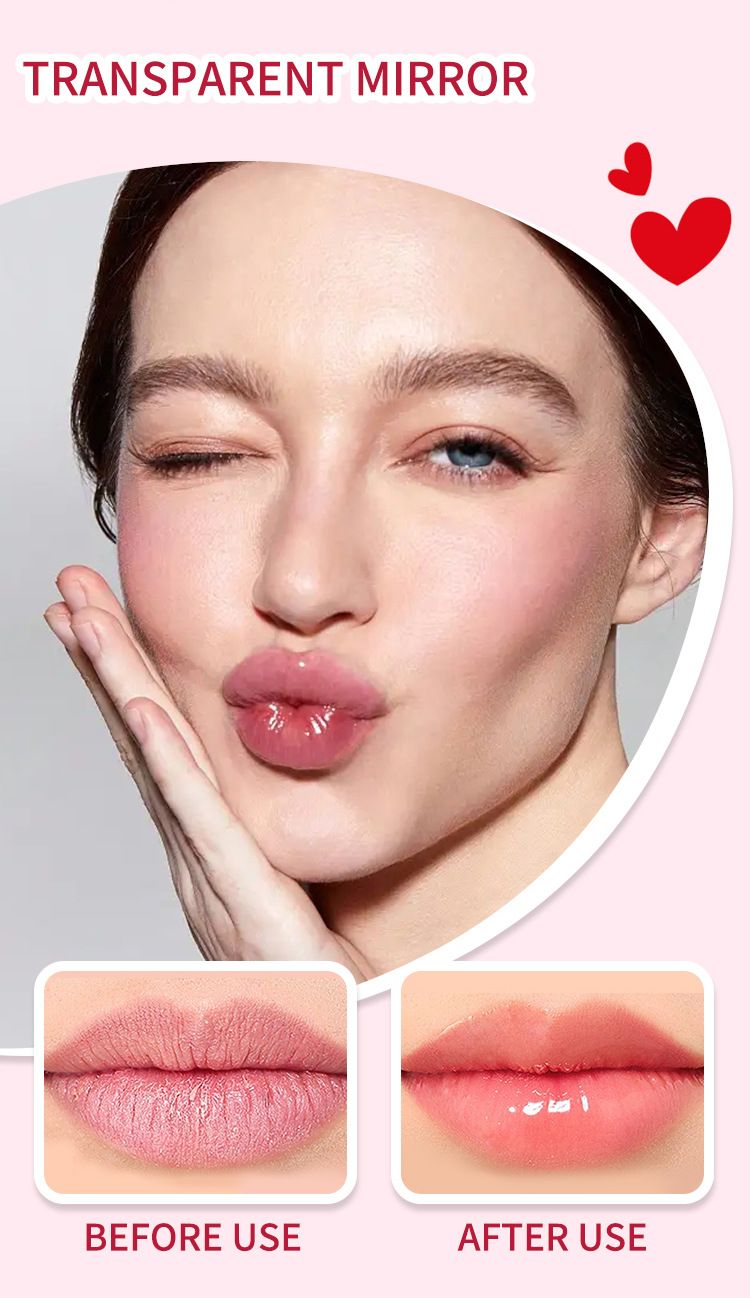 FAFAMOON bead Lip Oil hidratante hidratante batom líquido hidratante bola boca óleo seco rachadura incolor transparente_voghion.com