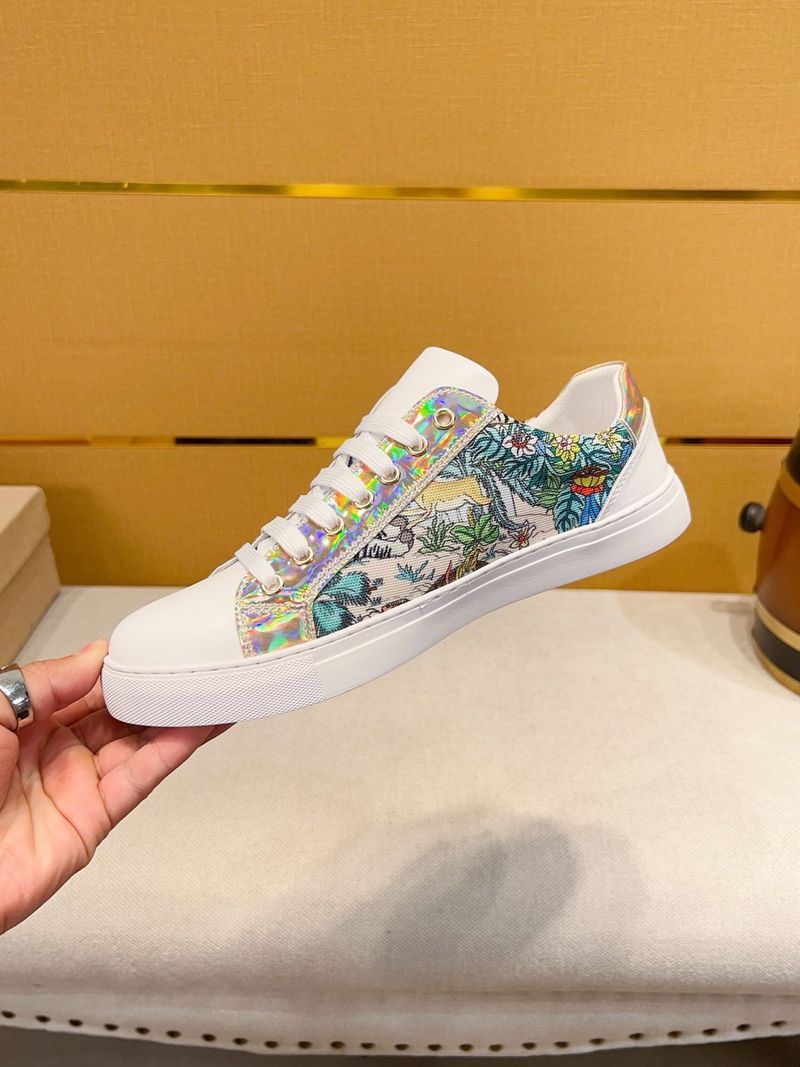 New Style White Korean Style Trendy Tiger Design Casual Sneakers For Men New Spring And Autumn Men's Shoes_voghion.com