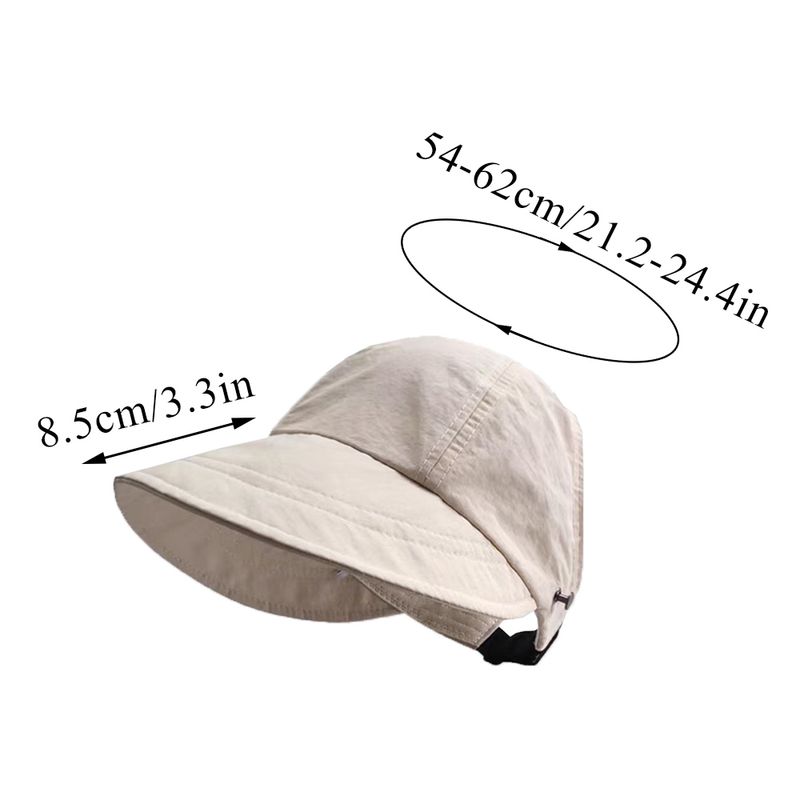 New Arrivals Foldable Wide Brim Sun Hat Drawstring Adjustable Caps for Men Women Beach Hats Summer Quick-drying Visors Fisherman Cap_voghion.com