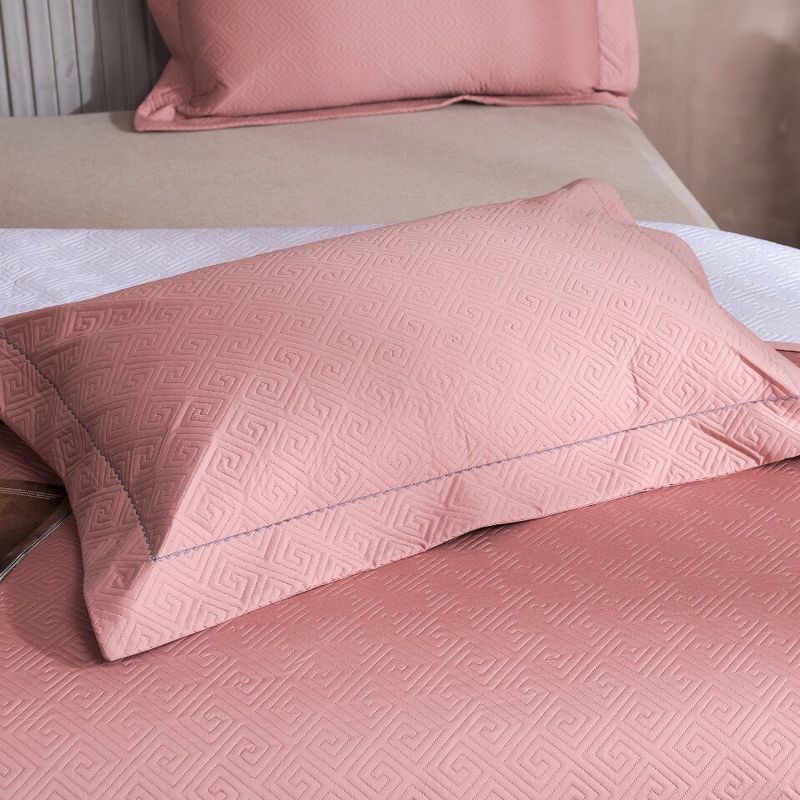 Copriletto in cotone di alta qualità, 100 pezzi, set da tre pezzi, trapuntato in cotone a fibra lunga, lenzuolo trapuntato in puro cotone, trapuntato da 1,8 m._voghion.com