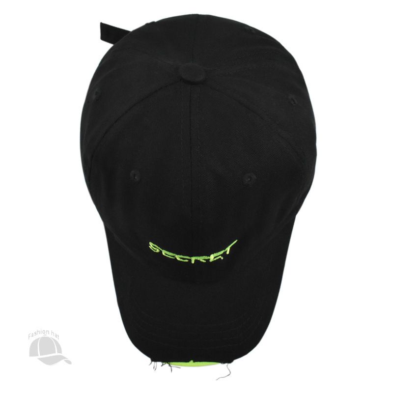 Neue Baseballkappe mit dreidimensionaler Stickerei und Loch für Herren und Damen_voghion.com