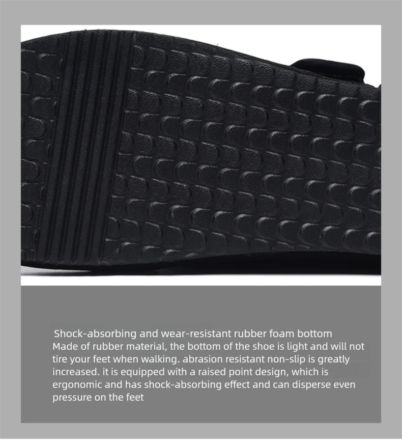 Sandali estivi da uomo stretti, elastici, ammortizzanti, anti-distorsione, anti-dolorifici, scarpe sportive da passeggio con supporto per la caviglia_voghion.com