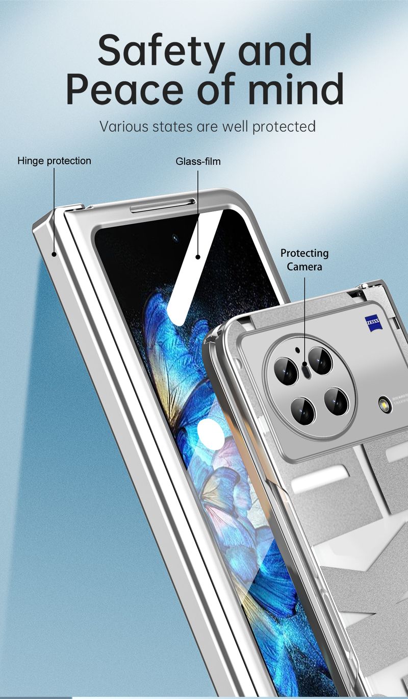 For Vivo X Fold Luxury High Quality Fashion Anti Drop Simple Thin Phone Case_voghion.com