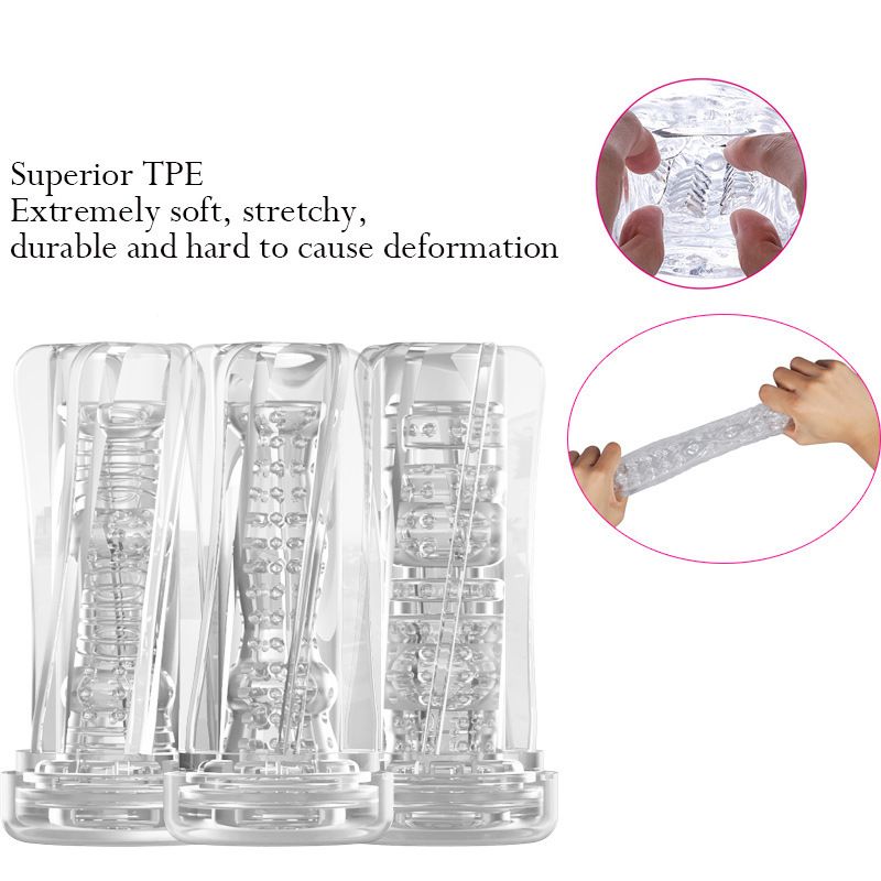 Quetschen Unterdruck Flugzeug Cup Aufladen 10 variable Frequenz Vibration Burst Masturbator Kristall transparent_voghion.com