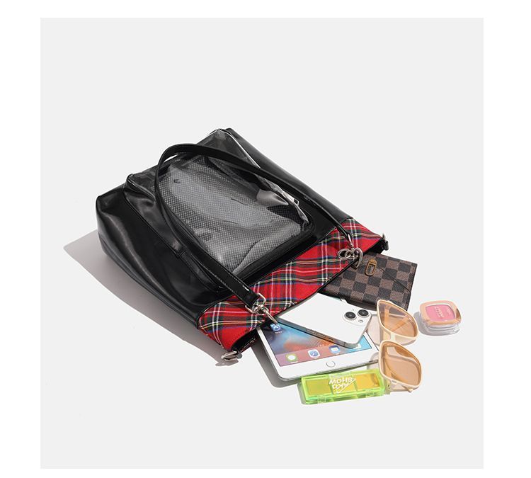 CHARHP&KEJNT borsa a tracolla versatile da viaggio con tracolla dolce e trasparente_voghion.com