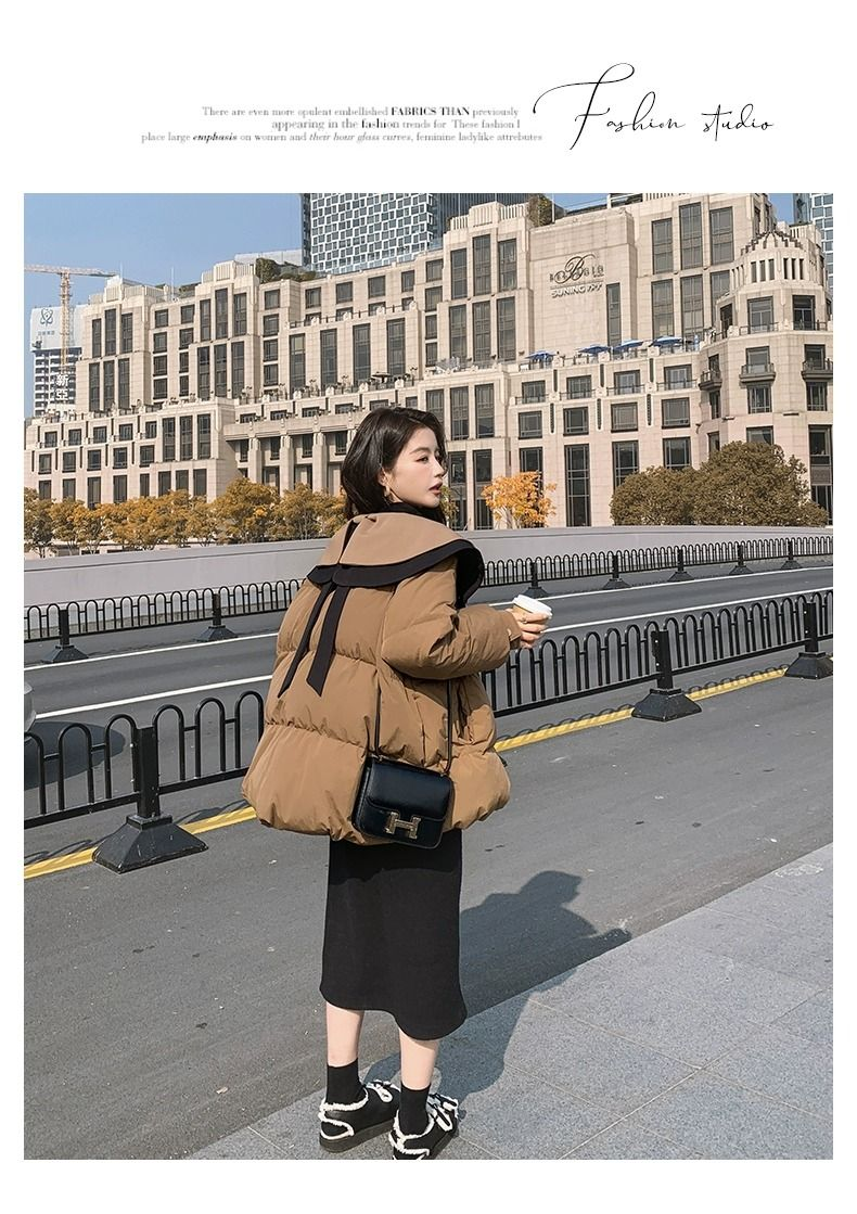 Baba gallér, kis termetű, kenyér, pehely női új télikabát, vastagított és igényes, rántott utcai jac, pamut_voghion.com