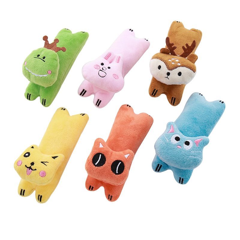 Giocattolo sonoro di carta con cigolio per animali domestici e erba gatta, forniture interattive per l'autointrattenimento dei gatti_voghion.com