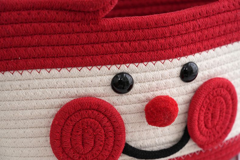 Borsa a mano in corda di cotone con motivo a cartoni animati, borsa ..._voghion.com