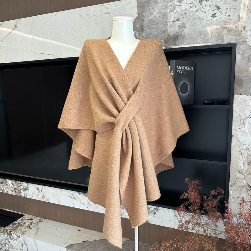 Cappotto di lana di alta qualità, stile autunno e inverno, nuovo stile, scialle e mantello da donna_voghion.com