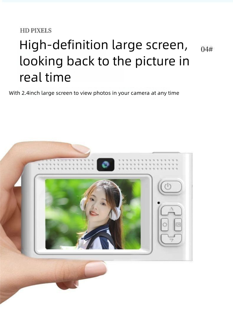 5000W Pixel High-Pixel Campus HD Digital Student Portable CCD Camera_voghion.com